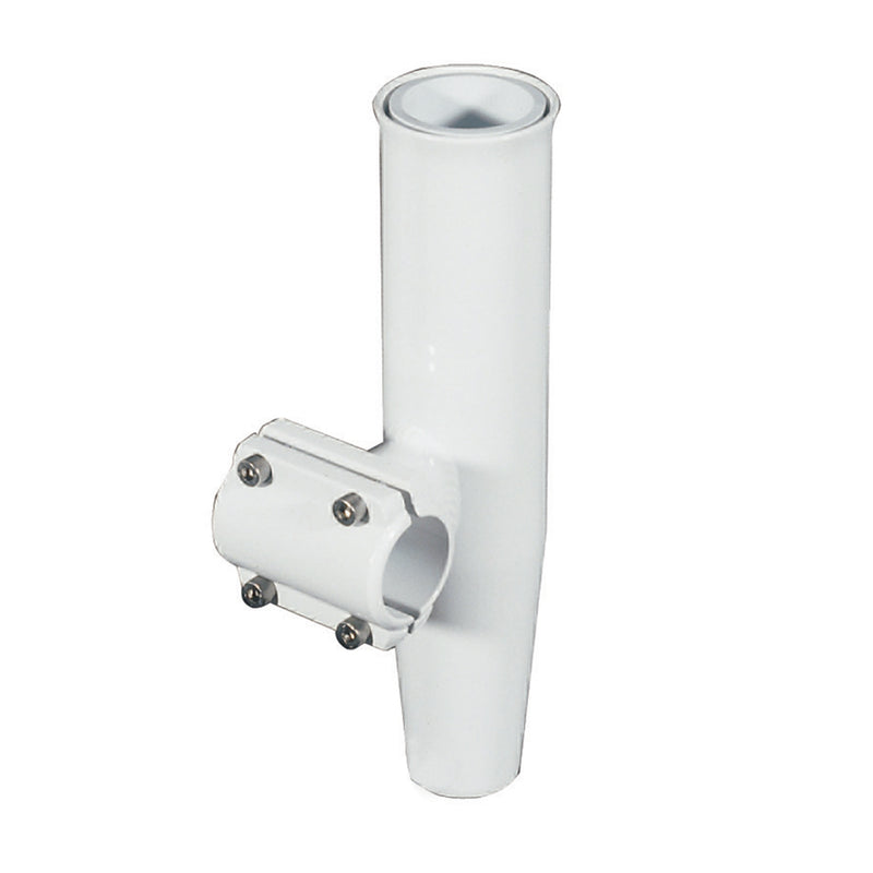 Lee's Clamp-On Rod Holder - White Aluminum - Horizontal Mount - Fits 1.900" O.D. Pipe [RA5204WH] - Mealey Marine