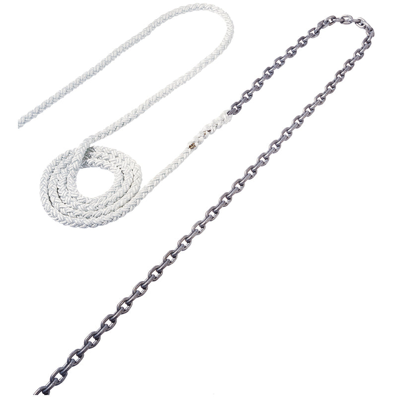 Maxwell Anchor Rode - 15-1/4" Chain to 150-1/2" Nylon Brait [RODE38] - Mealey Marine