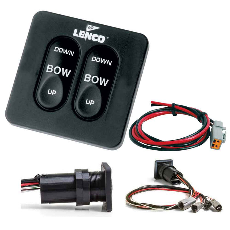 Lenco Standard Integrated Tactile Switch Kit w/Pigtail f/Single Actuator Systems [15169-001] - Mealey Marine
