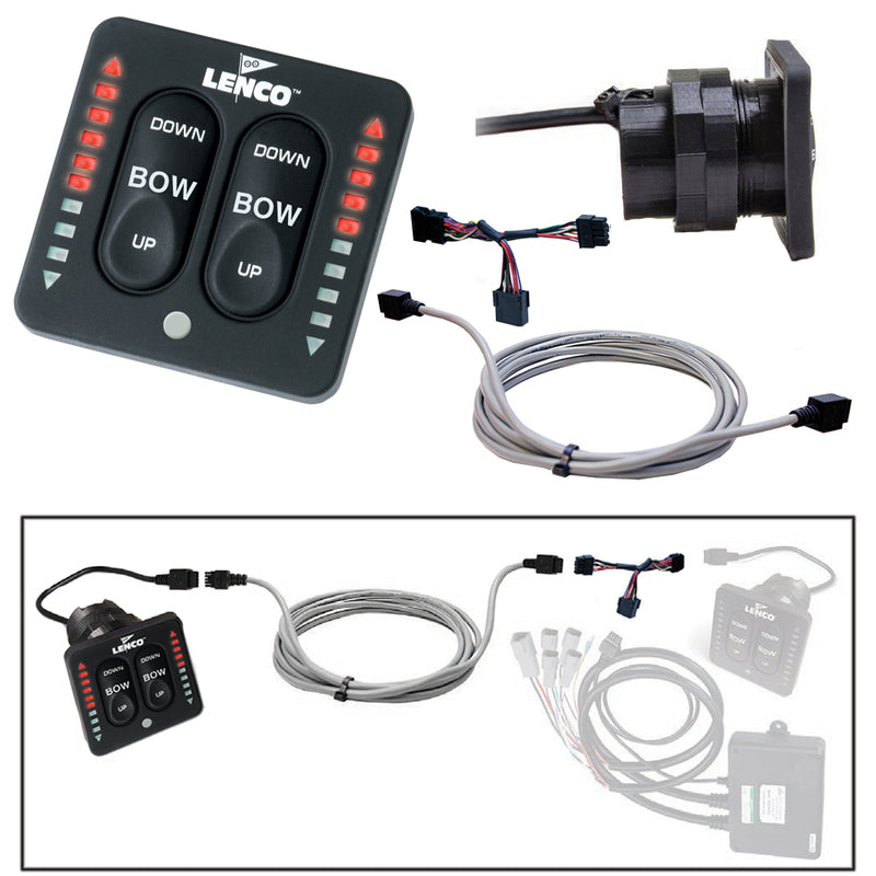 Lenco Flybridge Kit f/LED Indicator Key Pad f/Two-Piece Tactile Switch - 10' [11941-001] - Mealey Marine