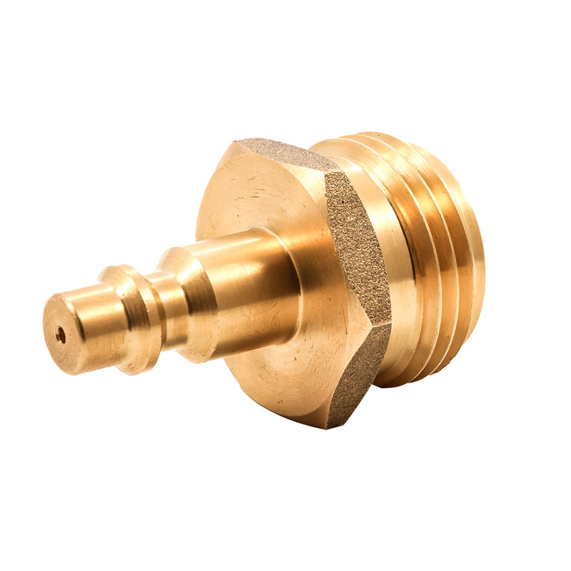 Camco Blow Out Plug - Brass - Quick-Connect Style [36143] - Mealey Marine