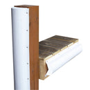 Dock Edge Piling Bumper - One End Capped - 6' - White [1020-F] - Mealey Marine