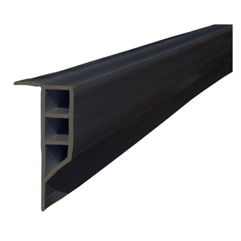Dock Edge Standard PVC Full Face Profile - 16' Roll - Black [1163-F] - Mealey Marine