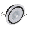 Lumitec Mirage Positionable Down Light - Spectrum RGBW Dimming - White Bezel [115127] - Mealey Marine