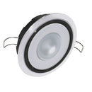 Lumitec Mirage Positionable Down Light - White Dimming, Red/Blue Non-Dimming - White Bezel [115128] - Mealey Marine