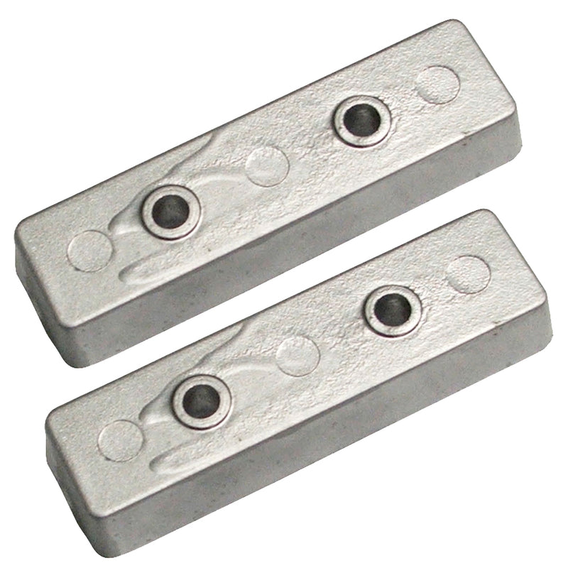 Tecnoseal TEC-BNT Bennett Trim Tab Anode - Zinc - Pair [TEC-BNT] - Mealey Marine