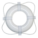 Taylor Made Foam Ring Buoy - 20" - White w/White Rope [360] - Mealey Marine