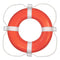 Taylor Made Foam Ring Buoy - 20" - Orange w/White Rope [363] - Mealey Marine
