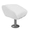 Taylor Made Folding Pedestal Boat Seat Cover - Vinyl White [40220] - Mealey Marine