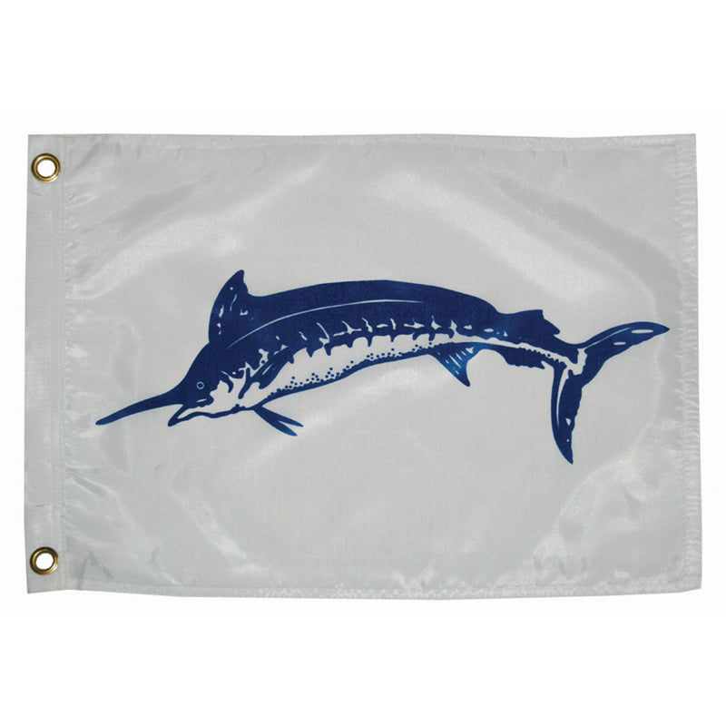 Taylor Made 12" x 18"  Blue Marlin Flag [2918] - Mealey Marine