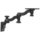 RAM Mount Vertical Double 6" Swing Arms w/6.25" X 2" Rectangle Base & Vertical Mounting Base [RAM-109V-1U] - Mealey Marine