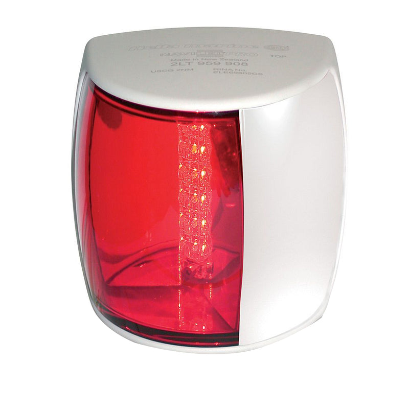 Hella Marine NaviLED PRO Port Navigation Lamp - 2nm - Red Lens/White Housing [959900011] - Mealey Marine