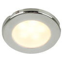 Hella Marine EuroLED 75 3" Round Screw Mount Down Light - Warm White LED - Stainless Steel Rim - 12V [958109021] - Mealey Marine