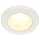 Hella Marine EuroLED 75 3" Round Screw Mount Down Light - Warm White LED - White Plastic Rim - 12V [958109011] - Mealey Marine