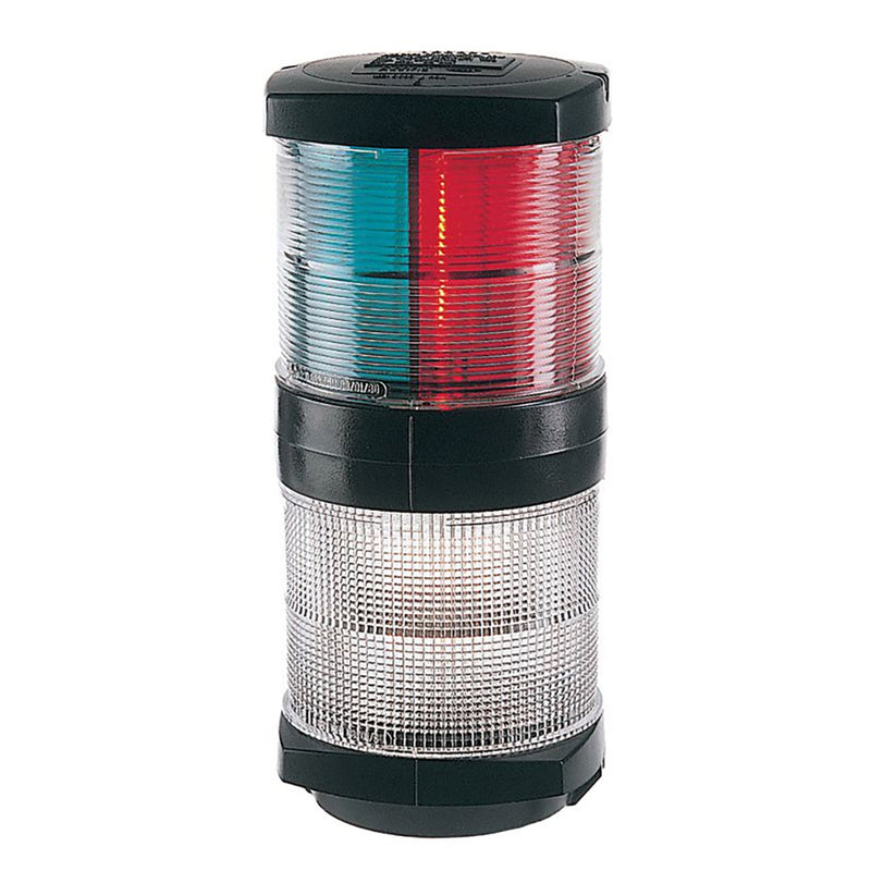 Hella Marine Tri-Color Navigation Light/Anchor Navigation Lamp- Incandescent - 2nm - Black Housing - 12V [002984601] - Mealey Marine