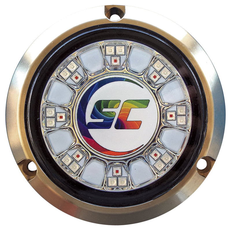 Shadow-Caster SCR-24 Bronze Underwater Light - 24 LEDs - Full Color Changing [SCR-24-CC-BZ-10] - Mealey Marine