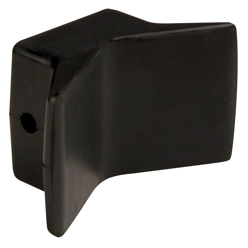 C.E. Smith Bow Y-Stop - 4" x 4" - Black Natural Rubber [29550] - Mealey Marine