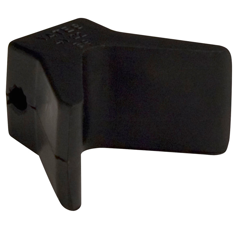C.E. Smith Bow Y-Stop - 2" x 2" - Black Natural Rubber [29552] - Mealey Marine