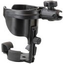 RAM Mount Level Cup XL Low Profile Mount w/Large Strap Clamp Base [RAP-B-417-200-1-231Z-2NUBU] - Mealey Marine