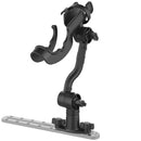 RAM Mount RAM-ROD Rod Holder with Spline Post, Extension Arm and Track Base [RAP-114-PA-421] - Mealey Marine