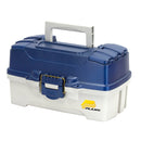 Plano 2-Tray Tackle Box w/Duel Top Access - Blue Metallic/Off White [620206] - Mealey Marine