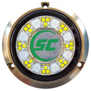 Shadow-Caster SCR-24 Bronze Underwater Light - 24 LEDs - Aqua Green [SCR-24-AG-BZ-10] - Mealey Marine