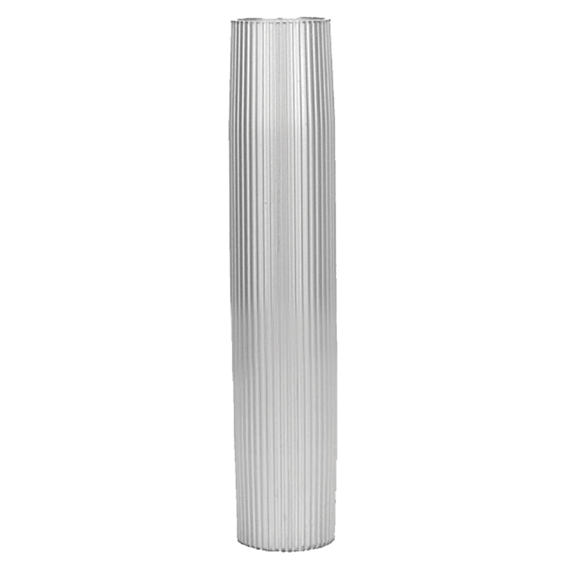 TACO Aluminum Ribbed Table Pedestal - 2-3/8" O.D. - 27-1/2" Length [Z60-7279VEL27.5-2] - Mealey Marine