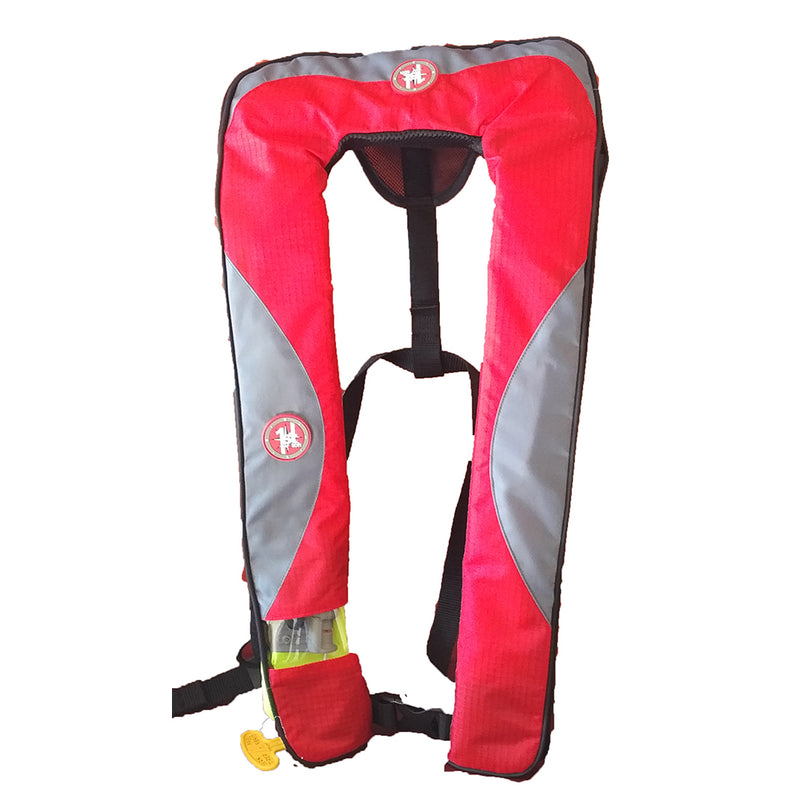 First Watch 24 Gram Inflatable PFD - Automatic - Red/Grey [FW-240A-RG] - Mealey Marine