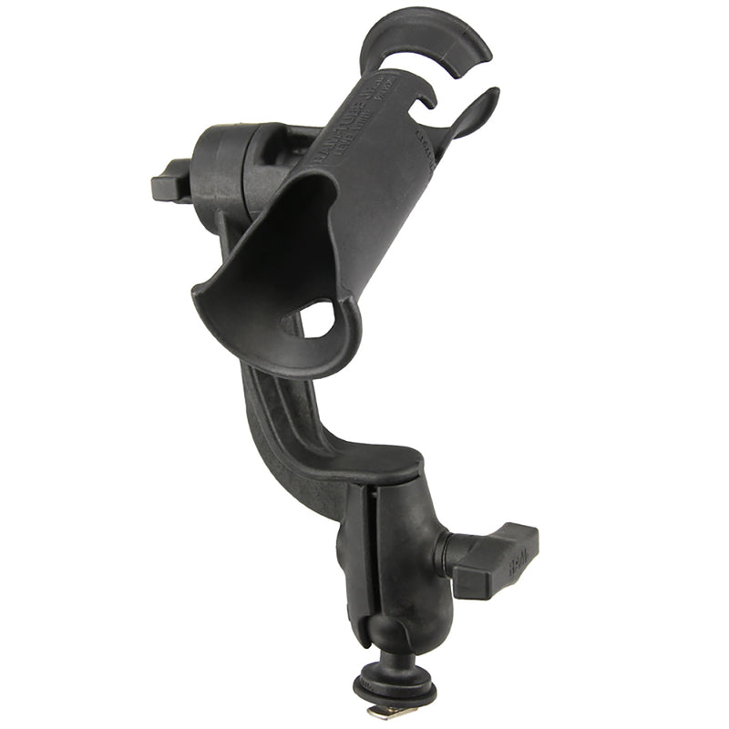 RAM Mount RAM Tube Jr. Fishing Rod Holder with RAM-ROD Revolution Ratchet/Socket System and Track Ball Base [RAP-390-RB-TRA1U] - Mealey Marine