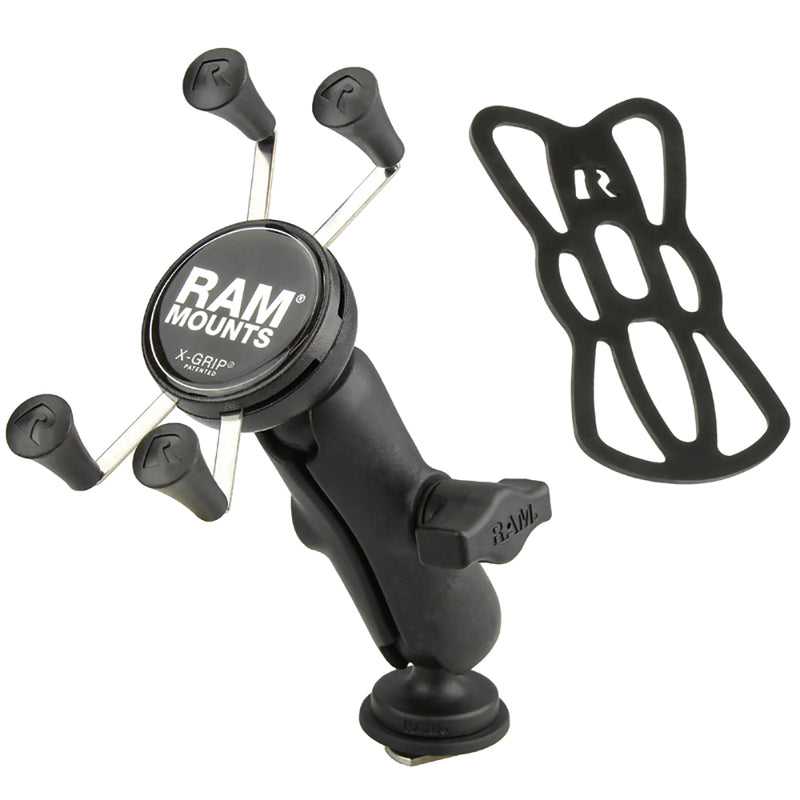 Ram Mount X-Grip Phone Mount w/Track BallBase [RAP-HOL-UN7B-354-TRA1U] - Mealey Marine