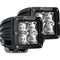 RIGID Industries D-Series PRO Hybrid-Spot LED - Pair - Black [202213] - Mealey Marine