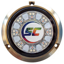 Shadow- Caster SCR-24 Bronze Underwater Light - 24 LEDs - Full Color Changing - *Case of 4* [SCR-24-CC-BZ-10CASE] - Mealey Marine