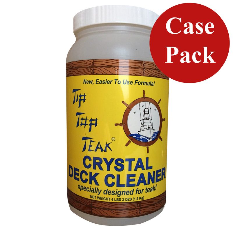 Tip Top Teak Tip Top Teak Crystal Deck Cleaner - Half Gallon (4lbs 3oz) - *Case of 6* [TC 2001CASE] - Mealey Marine