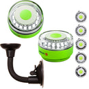 Navisafe Portable Navilight 360 2NM Rescue - Glow In The Dark - Green w/Bendable Suction Cup Mount [010KIT2] - Mealey Marine