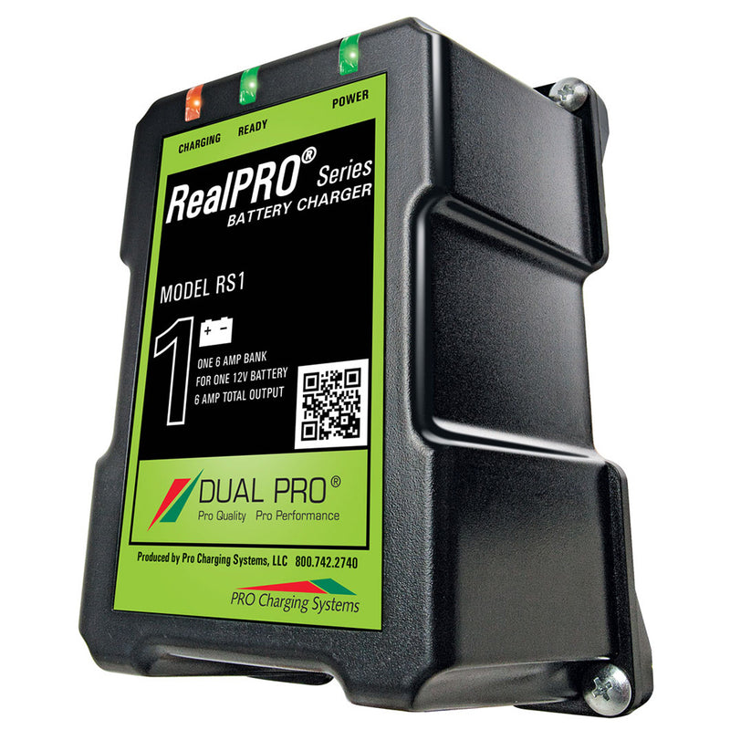 Dual Pro RealPRO Series Battery Charger - 6A - 1-Bank - 12V [RS1] - Mealey Marine