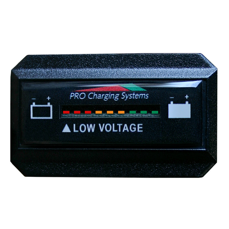 Dual Pro Battery Fuel Gauge - DeltaView Link Compatible - Rectangle - 24V System (2-12V Battery, 4-6V Batteries) [BFGWOVR24V] - Mealey Marine