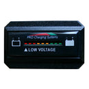 Dual Pro Battery Fuel Gauge - DeltaView Link Compatible - Rectangle - 64V System (8-8V Batteries) [BFGWOVR64V] - Mealey Marine
