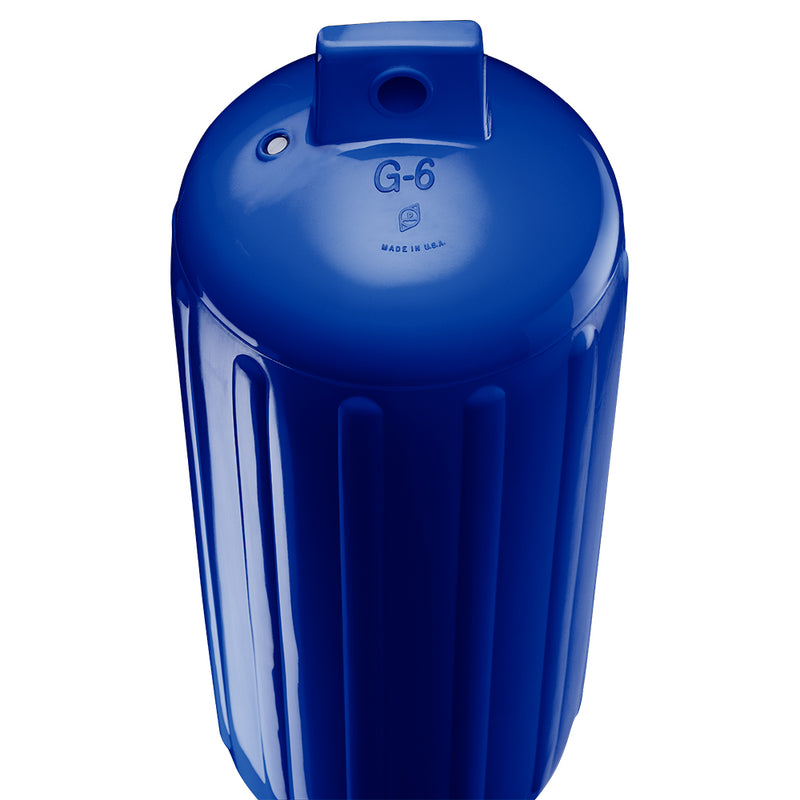 Polyform G-6 Twin Eye Fender 11" x 30" - Cobalt Blue [G-6-COBALT BLUEWO] - Mealey Marine