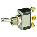 BEP SPDT Chrome Plated Toggle Switch - ON/OFF/(ON) [1002015] - Mealey Marine