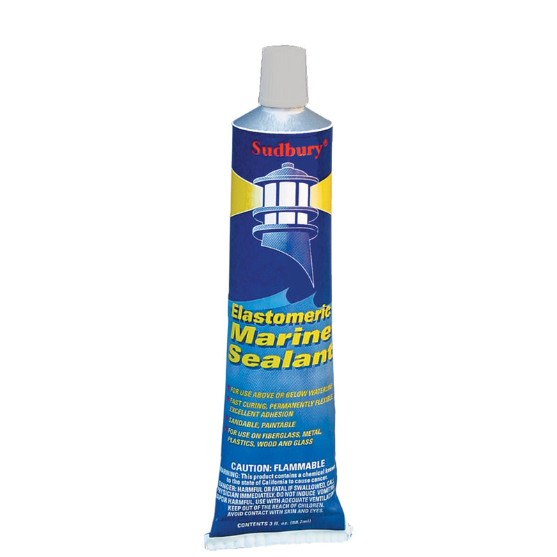 Sudbury Elastomeric 3 oz (89ml) Sealant Tube - Clear [321] - Mealey Marine