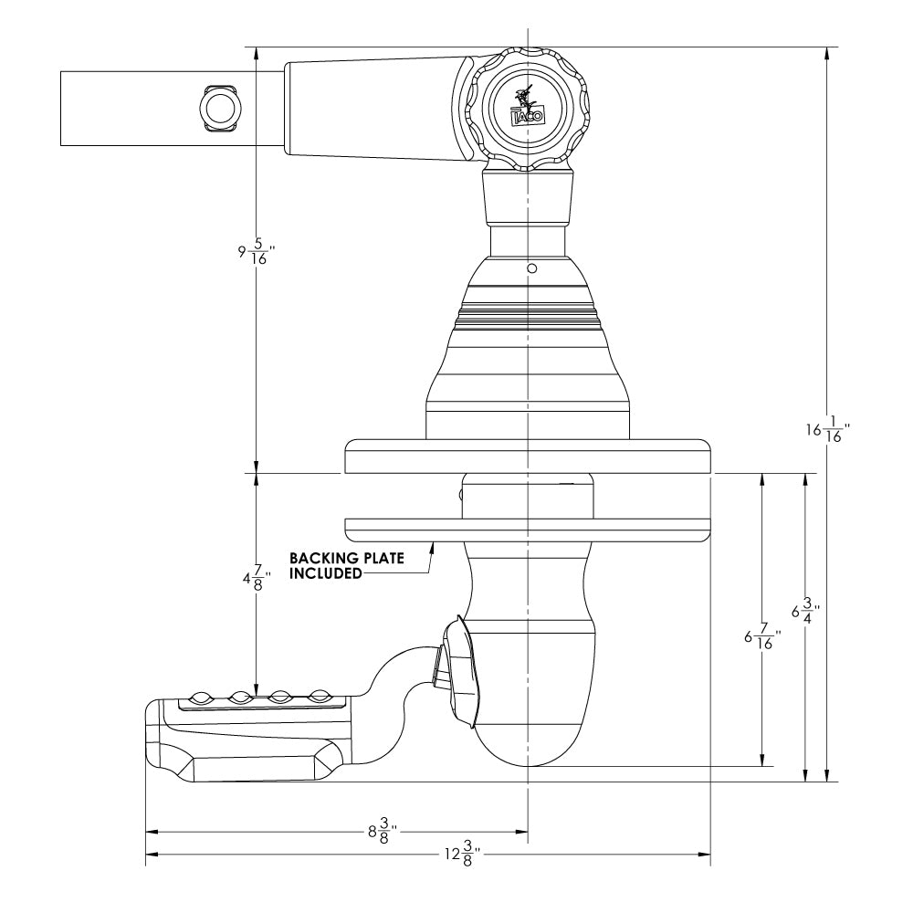 TACO Grand Slam 400 Outrigger Top Mount - Pair [GS-400] - Mealey Marine