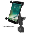 RAM Mount RAM Torque 3/4" - 1" Diameter Handlebar/Rail Base with 1" Ball, Medium Arm and X-Grip for Larger Phones [RAM-B-408-75-1-UN10U] - Mealey Marine