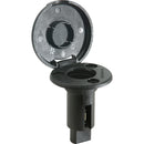 Attwood LightArmor Plug-In Base - 2 Pin - Black - Round [910R2PB-7] - Mealey Marine