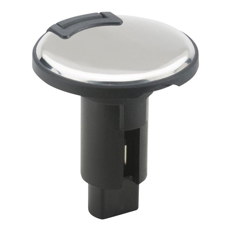 Attwood LightArmor Plug-In Base - 3 Pin - Stainless Steel - Round [910R3PSB-7] - Mealey Marine