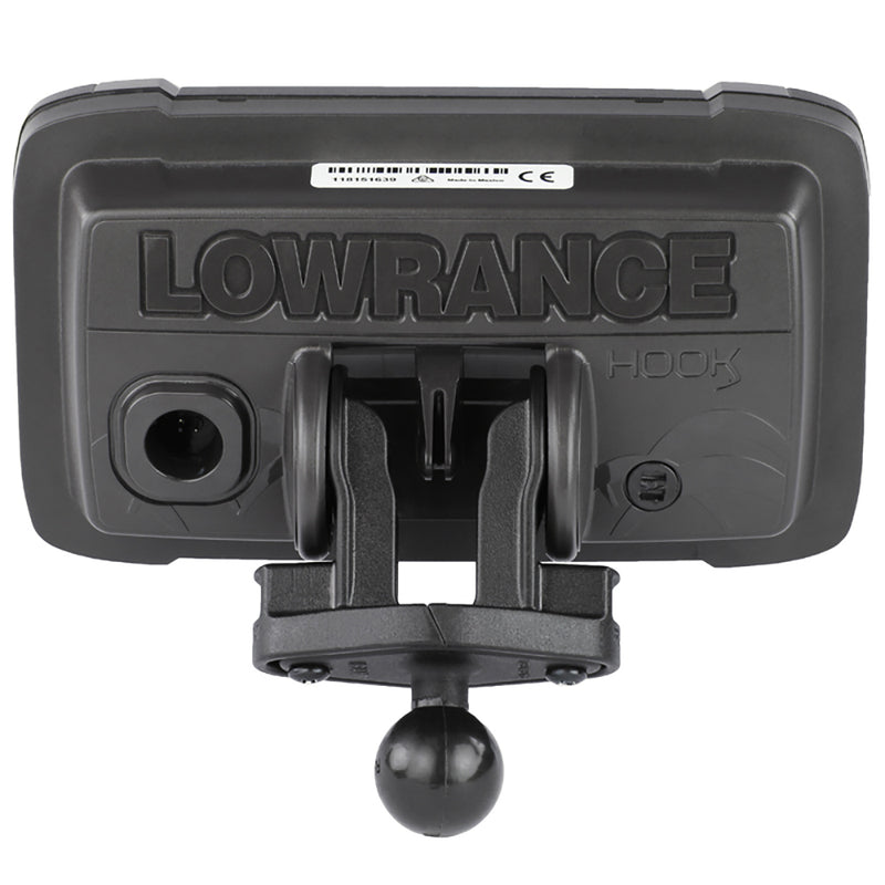 RAM Mount B Size 1" Fishfinder Ball Adapter for the Lowrance Hook2 Series [RAM-B-202-LO12] - Mealey Marine