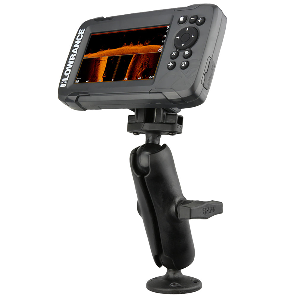RAM Mount C Size 1.5" Composite Fishfinder Mount for the Lowrance Hook2 Series [RAP-101-LO12] - Mealey Marine