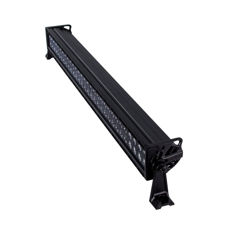 HEISE Dual Row Blackout LED Light Bar - 30" [HE-BDR30] - Mealey Marine