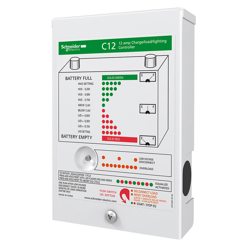 Xantrex C-Series Solar Charge Controller - 12 Amps [C12] - Mealey Marine