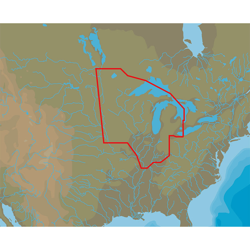 C-MAP 4D Lakes NA-D072 North Central [NA-D072] - Mealey Marine