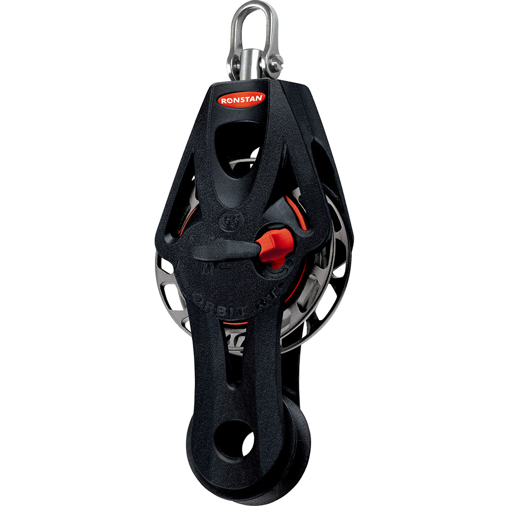 Ronstan Series 55 Ratchet Mount Orbit Block - Fiddle Becket Swivel [RF56510] - Mealey Marine